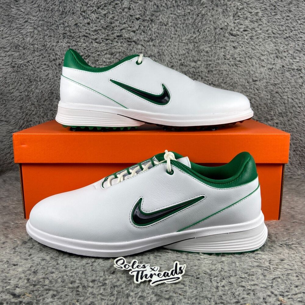 Nike Victory Tour 4 Golf Spikes Size 10 Men White Malachite Green FZ4155-105